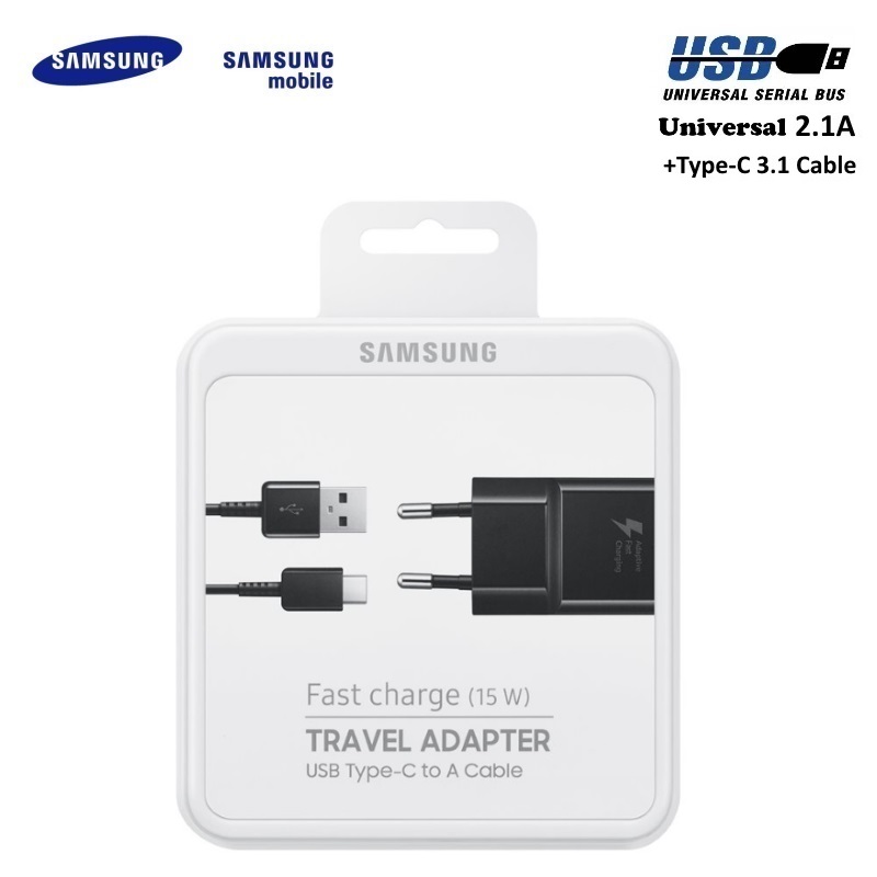 Samsung travel adapter  AFC USB-C 5V 2A Black iekārtas lādētājs