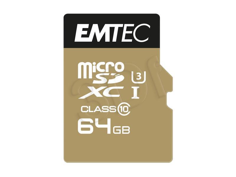 Emtec memory card microSDXC 64GB Class10 Speedin 95/90 MBs atmiņas karte