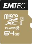 Emtec memory card SDXC 64GB Class 10 Gold+ (85MB/s, 21MB/s) atmiņas karte