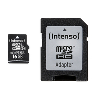 Intenso microSDHC Professional 16GB, UHS-I/Class 10 (3433470) atmiņas karte