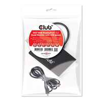 CLUB 3D MST Hub DisplayPort 1.2 Quad Mon video karte