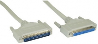  InLine Kabel Szeregowy DB37 meski - zenski Pelēks 2m - 37537 kabelis video, audio