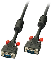 VGA Kabel M/M, black 2m  HD15 M/M, DDC-fahig kabelis video, audio