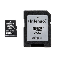 Intenso microSDXC Professional 64GB, UHS-I/Class 10 (3431490) atmiņas karte