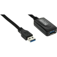 Kabel USB InLine 3.0 Typ A meski - Typ B zenski Black 5m (35650) USB kabelis