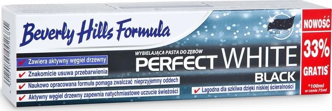 Beverly Hills Formula Pasta do zebow Perfekt White Black 75+25ml 2050105002575 (5020105002575) mutes higiēnai