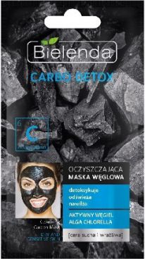 Bielenda Carbo Detox Oczyszczajaca maska weglowa do cery suchej i wrazliwej 8g 132532 (5902169022532)