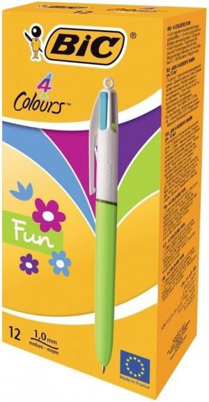 Bic DLugopis Fashion Fun 4 kolory WIKR-0992293 (3086123219137)