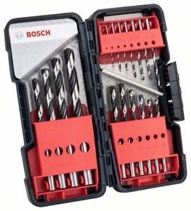 Bosch HSS twist drill set PointTeQ - 135 - 18 pieces