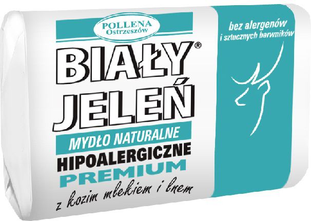 Bialy Jelen Mydlo hipoalergiczne premium z Kozim mlekiem 100g 809527 (5900133009527)
