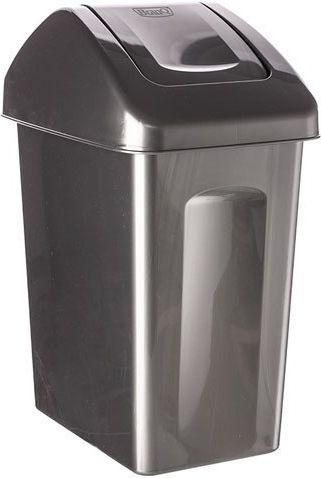 Litter bin Branq tilting 25L anthracite pearl (BRA000062) atkritumu tvertne