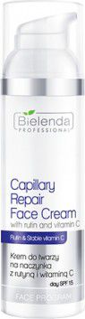 Bielenda Professional Capillary Repair Face Cream With Rutin And Vitamin C face cream for capillaries SPF15 100ml kosmētika ķermenim