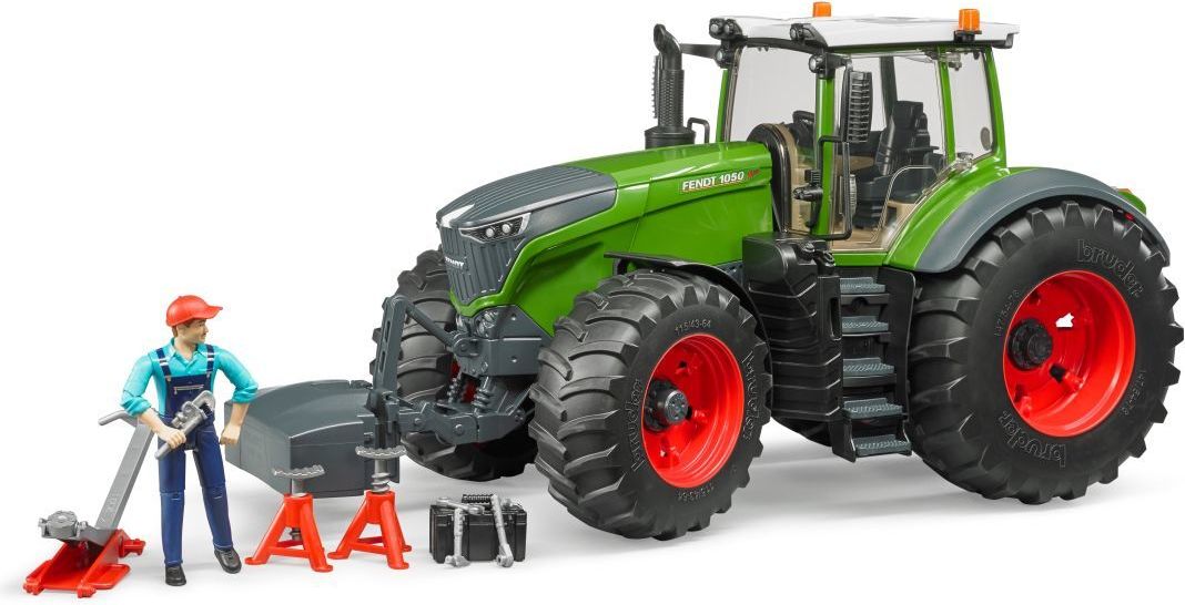 BRUDER Fendt 1050 Vario with mechanic and garag Rotaļu auto un modeļi