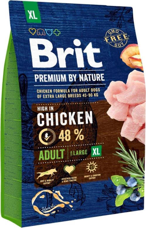 Brit Premium by Nature Adult XL 3 kg VAT011768 (8595602526512) barība suņiem