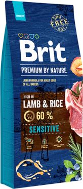 Brit Premium By Nature Sensitive Lamb 8kg VAT011774 (8595602526635) barība suņiem