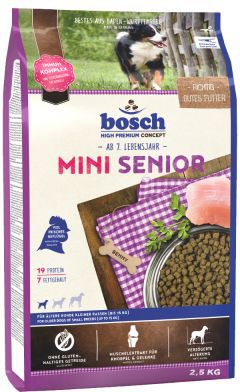 Bosch Tiernahrung Bosch pies 2.5kg mini senior 2803 (4015598013543) barība suņiem