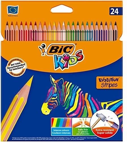 Bic Kredki Eco Evolution Stripes 18+6 kolorow (950525) 278799 (3086123499133)