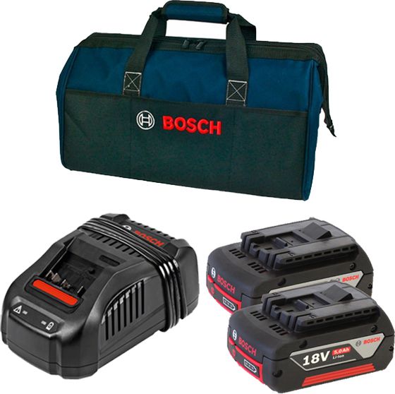 Bosch Zestaw dwoch akumulatorow 18V 5Ah z ladowarka w torbie (0615990J27) 0615990J27 (3165140917889)