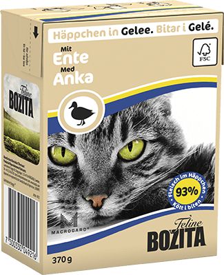 Bozita Kaczka w galaretce - 370g 006776 (7300330049216) kaķu barība