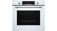 Bosch Oven HBA533BW0S Built-in, 71 L, White, Eco Clean, A, Push pull buttons, Height 60 cm, Width 60 cm, Integrated timer, Electric 42420050 Cepeškrāsns