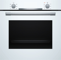 Bosch Oven HBA530BW0S Built-in, 71 L, White, Eco Clean, A, Push pull buttons, Height 60 cm, Width 60 cm, Integrated timer, Electric 42420050 Cepeškrāsns