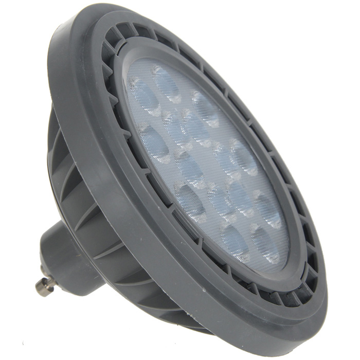 Spuldze ES111 LED 15W GU10 4000K 1200lm KAES15WNB apgaismes ķermenis