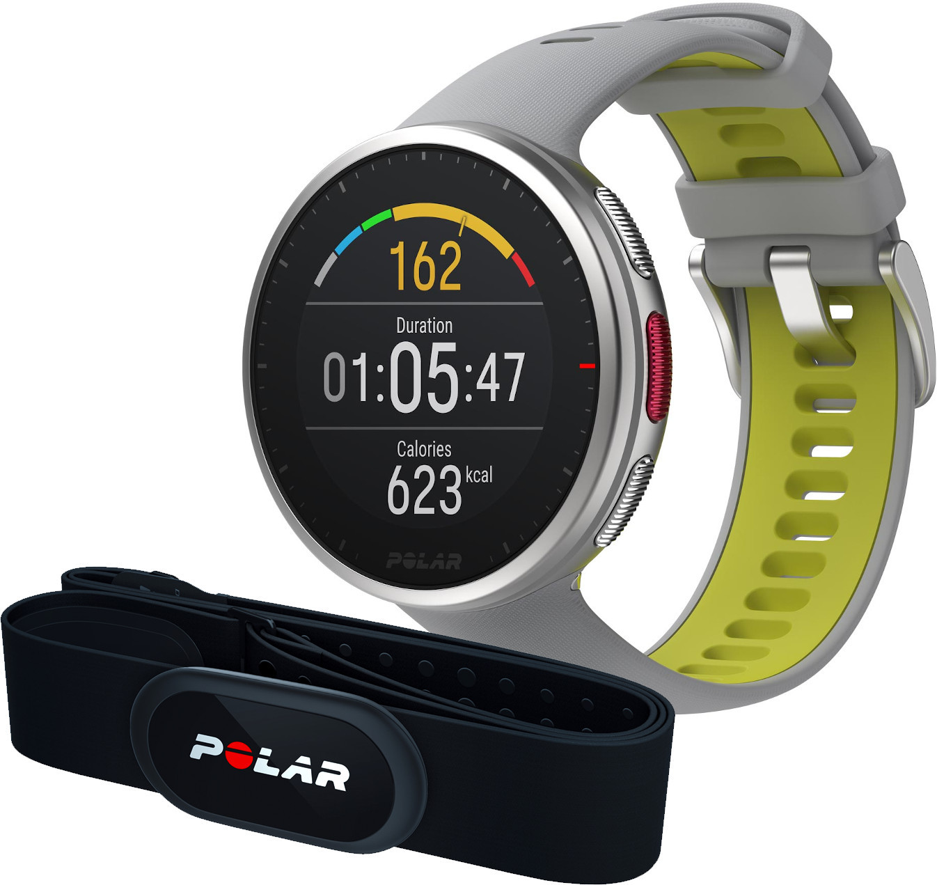 Polar Vantage V2 Grey-Lime M/L HR Viedais pulkstenis, smartwatch