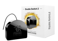 Fibaro Double Switch 2 FGS-223 Black, To operate two independent devices of combine current up to 10A, No, No, Double Switch 2