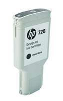 HP 728 300-ml Matte Black DesignJet Ink Cartridge kārtridžs