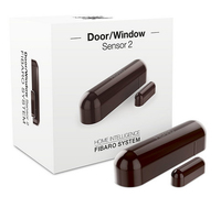 Fibaro Door/Window Sensor 2 Z-Wave, Red-Brown drošības sistēma