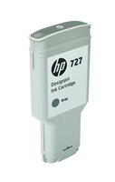  Hewlett-Packard Pelēks ink cartridge HP 727 DesignJet 300 ml - F9J80A kārtridžs