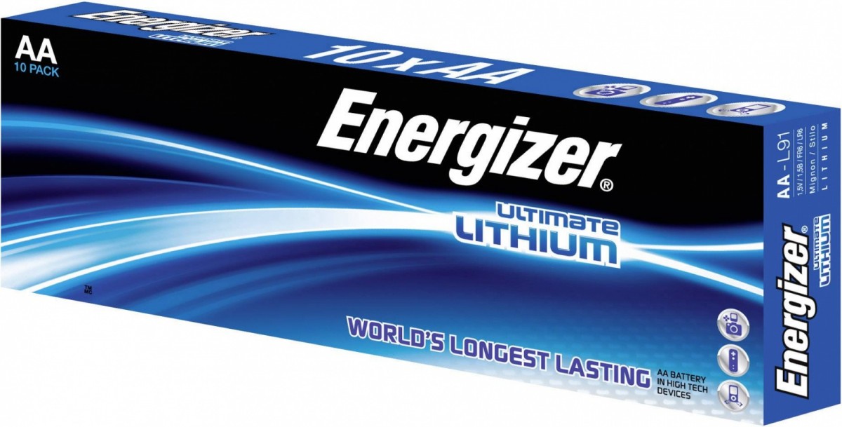 ENERGIZER Battery Ultimate Lithium AA L91 10 pcs Bulk Baterija