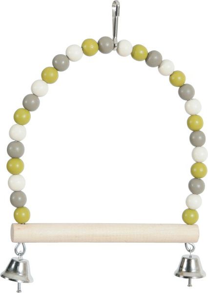 Zolux ZOLUX Hustawka perla z drewniana zerdka i dzwoneczkami 1132509 (3336021340106)