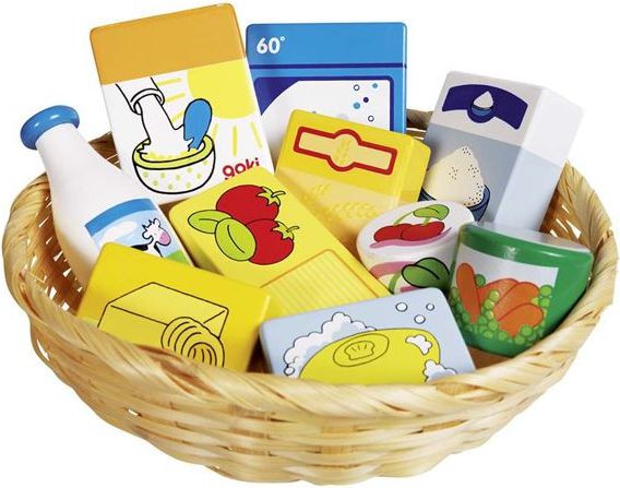 Goki Set Miniatures of products in the basket, 10 elements (51713)