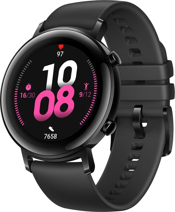 gt 2 sport matte black smartwatch