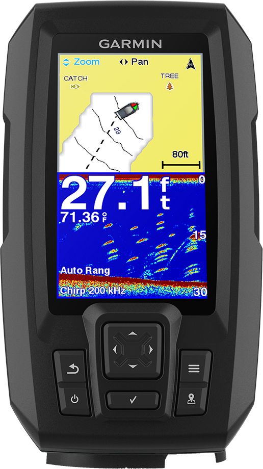 Garmin Striker Plus 4 with GT8HW-TM (GPS sonar)