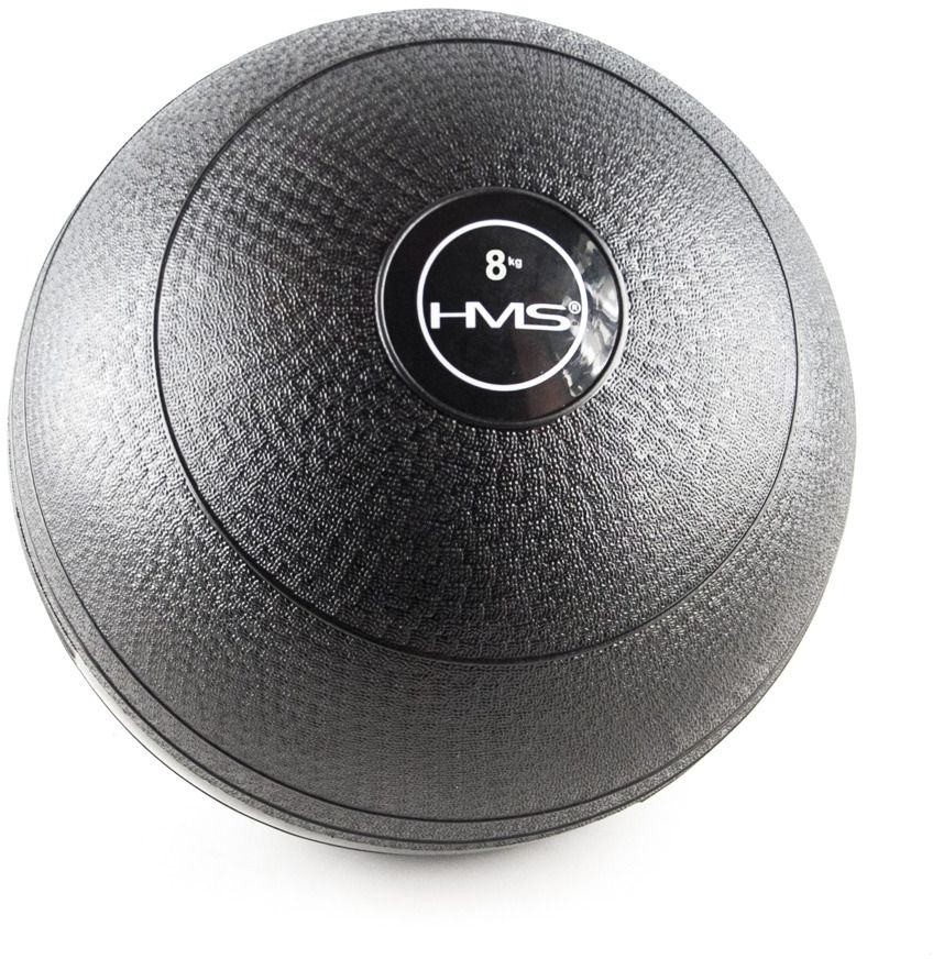 HMS Pilka lekarska Slam Ball Black 8kg czarna (PSB8) 17-8-282 (5907695503654)