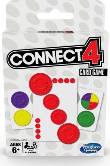 Hasbro Connect 4 Card Game (poļu valodā) galda spēle