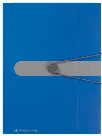 Herlitz elastic pouch blue A4 papīrs