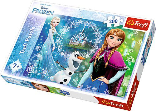 200 ELEMENToW Frozen, Moc siostr puzle, puzzle