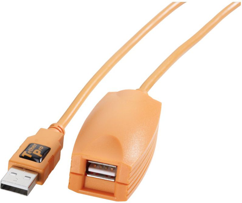 Tether Tools TetherPro USB 2.0 Active Extension 5m orange USB kabelis