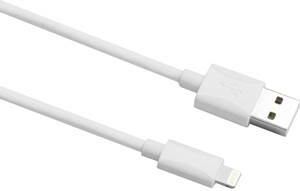 Kabel USB Mcab USB A -> Lightning (M/M) Bialy 1m (7070152) USB kabelis