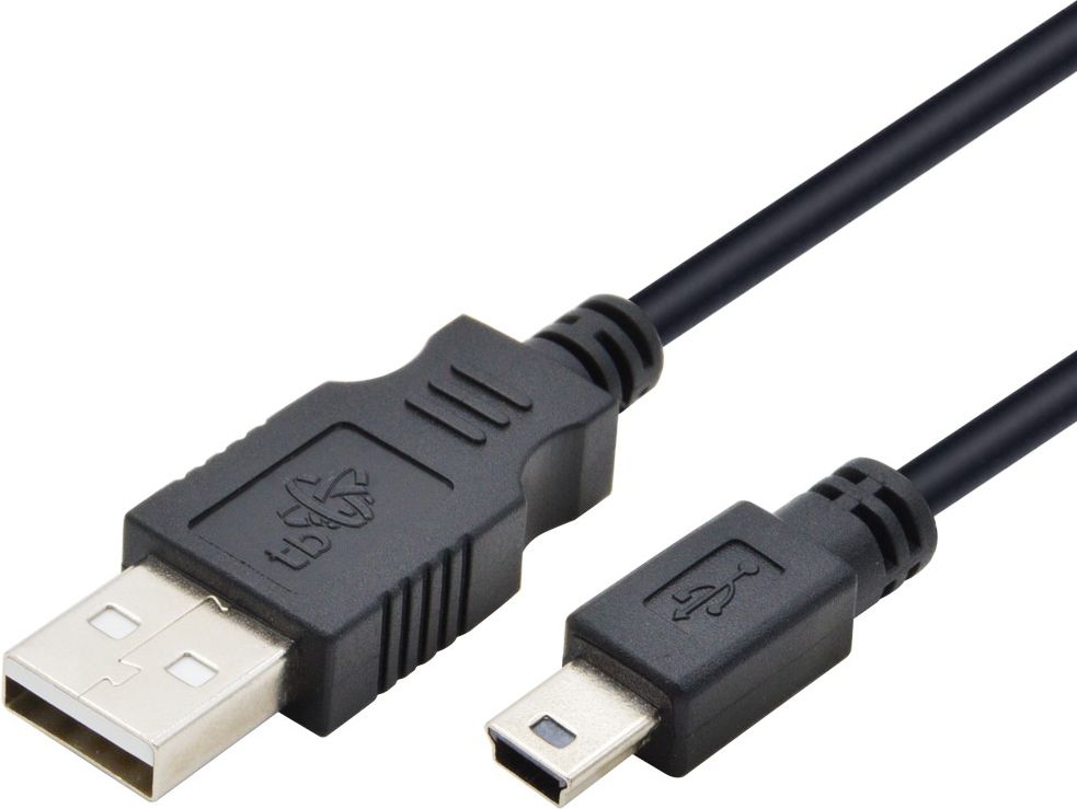  TB Cable USB-mini USB   3 m black USB kabelis