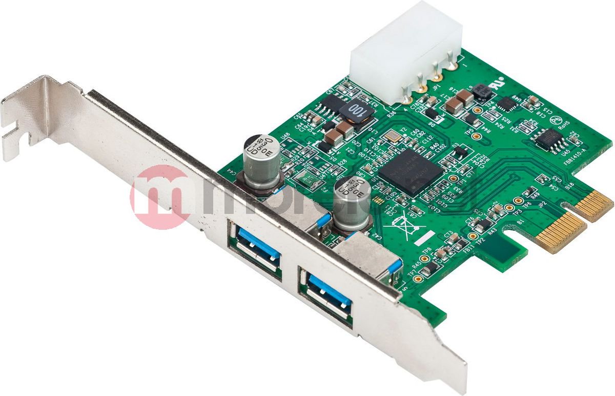 Kontroler Gembird PCIe x1 - 2x USB 3.0 (UPC-30-2P) UPC302P (8716309060127) karte