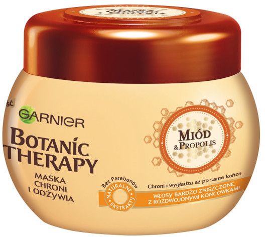 Garnier Botanic Therapy Miod i propolis Maska do wlosow 300ml 0359109 (3600542096102)