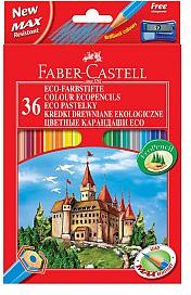 FABER CASTELL Kredki 36 kolorow z temperowka Zamek - WIKR-925984