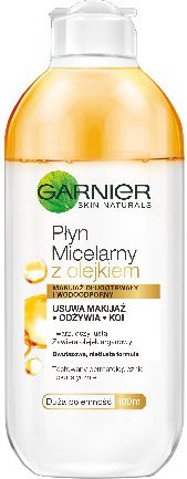 Garnier Essentials Plyn micelarny z olejkiem arganowym dwufazowy 400ml 0352391 (3600541744561) kosmētikas noņēmējs