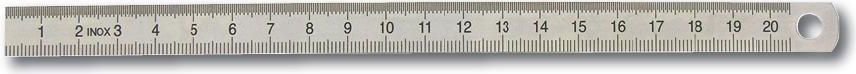 Gimex Przymiar MLPD metalowy inox 20cm (214.192) 214.192 (4054469107134)