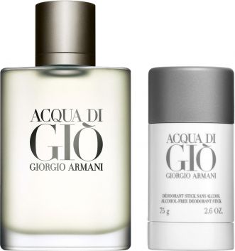 Giorgio Armani Acqua Di Gio Pour Homme Set for men EDT 100ml + deodorant stick 75g Vīriešu Smaržas