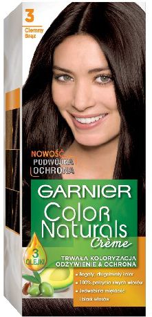 Garnier Color Naturals Krem koloryzujacy nr 3 Ciemny Braz 0305391 (3600540179616)